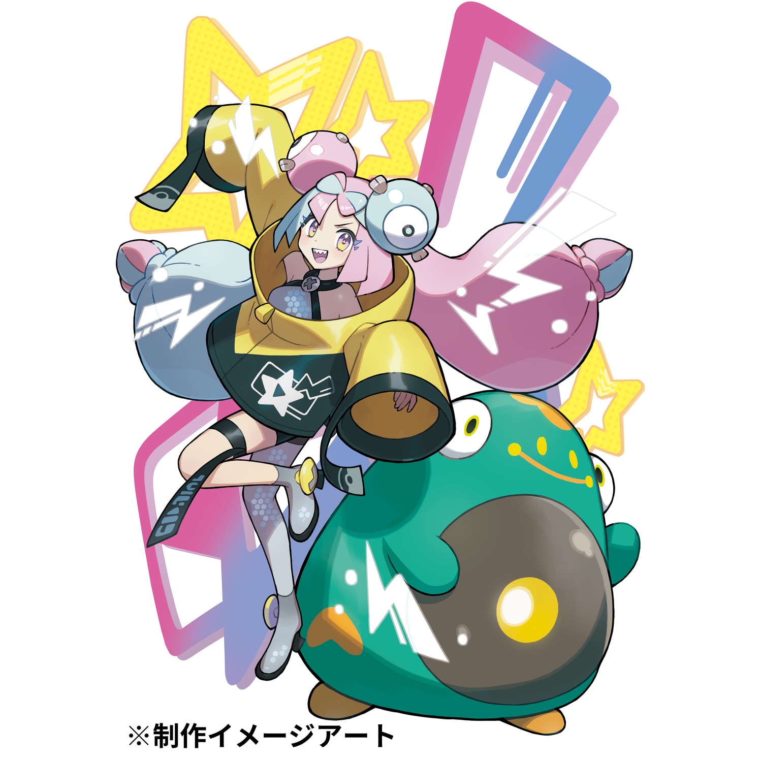 Pokémon Center Kotobukiya Iono & Bellibolt Artwork